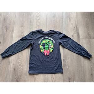 Minecraft Christmas / Holiday Long Sleeve Shirt Size Small